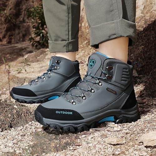 Zapatos de trekking cómodos para hombre que evitan resbalones en la montaña 2
