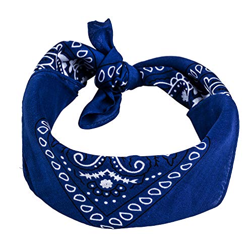 CoverYourHair Paisley Bandanas - Pack of 6-100% Cotton Double Sided Bandanas - Headwraps - Thumbnail 4