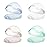 PandaEar Pacifier Nipple Holder Case Container Boxes (4 Pack)| Universal Accessories Holders| Travel Cases| BPA Free