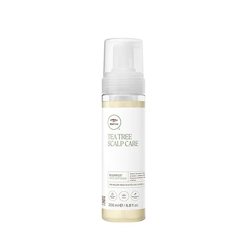 Tea Tree Scalp Care Regeniplex - Espuma de elevación de raíces, mousse voluminizadora, para cabello fino, 6.8 onzas líquidas