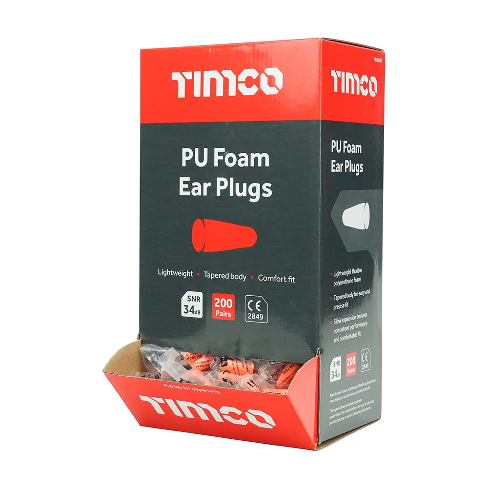 TIMCO Tapones para los oídos de espuma