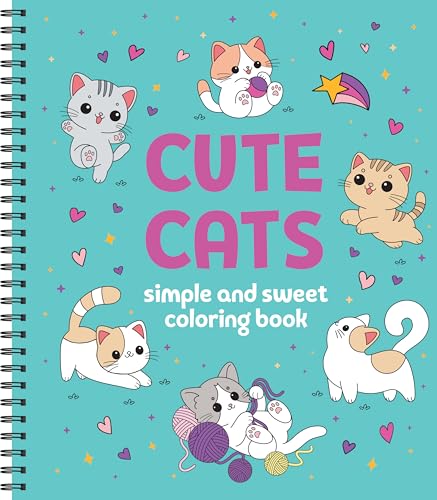 Simple and Sweet Coloring Book: Cute Cats