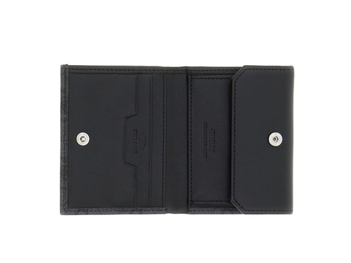 GUESS Saffiano Coal/Black Logo GS26GU14 SMVELEA04 portfel