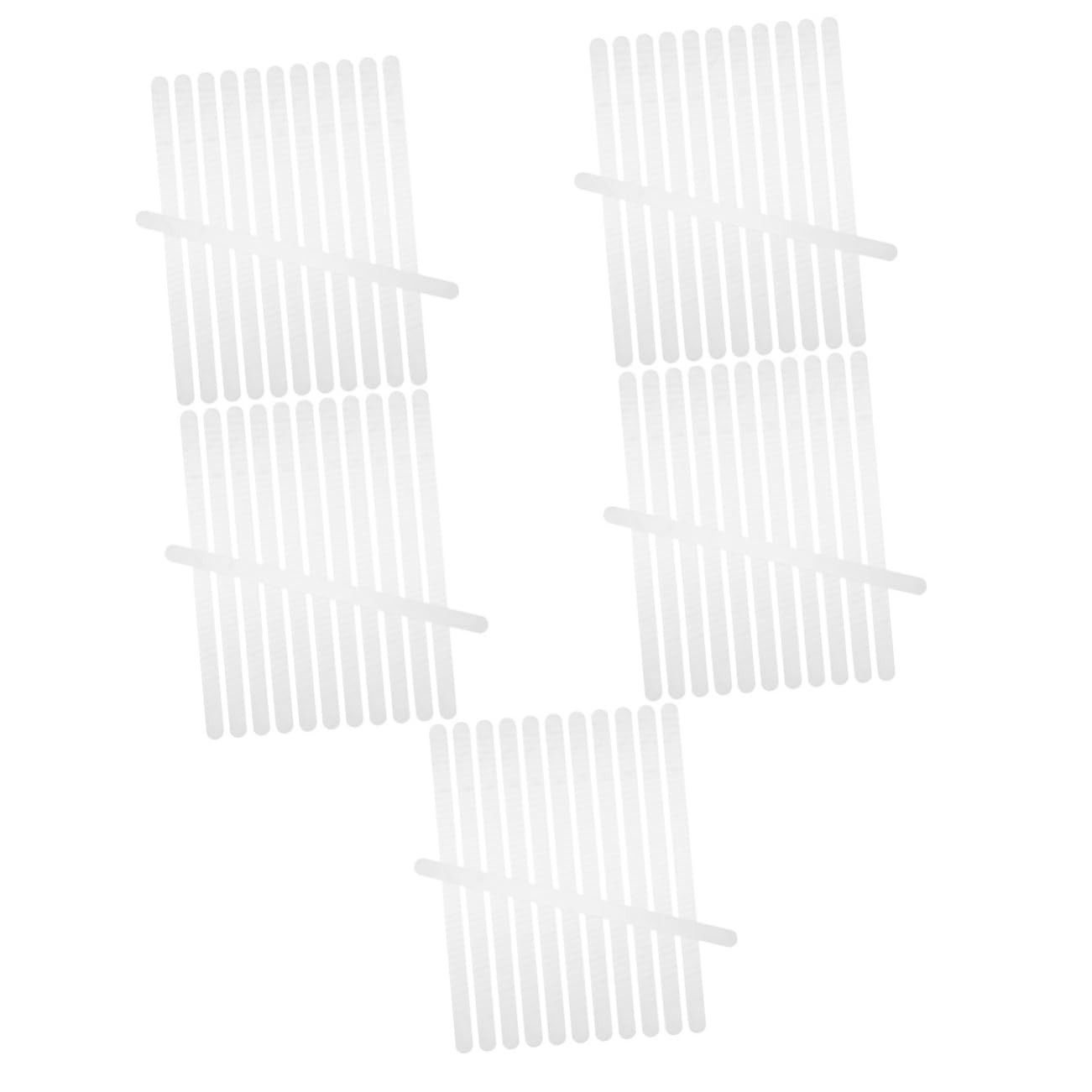 Cabilock 5 Series Pegatinas Antideslizantes para El Suelo Impermeable Bañera Calcomanías De Ducha Pegatinas De Baño No Baño Antipegatinas Banda Slip Transparent Mañana 12 Piezas X 5