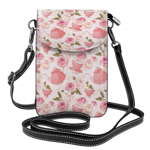 Portefeuille en cuir PU et porte-téléphones pour femmes rétro