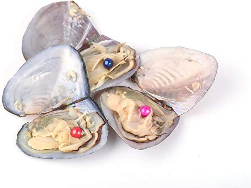 YYW 7-8mm 50 Pcs/Lot Pearls Oysters Love Wish Pearl Inside Mixed Color Pearls Beads for Jewelry Making/Birthday Gifts/Party