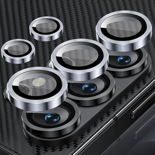 KUXNGUYI (�T���X��) Galaxy S26 �p �J���������Y�v���e�N�^�[ �ʃ����Y�v���e�N�^�[ ���h�~ �����^�����K���X �A���~�G�b�W SamsungS26 GalaxyS26 5G (�V���o�[)