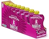 Mammachia Chia Squeeze Strawberry Banana Vitality Snack, Vegan Friendly, Kosher, USDA Certified Organic, Gluten Free & Non-GMO, 3.5 Ounce (Pack of 16)
