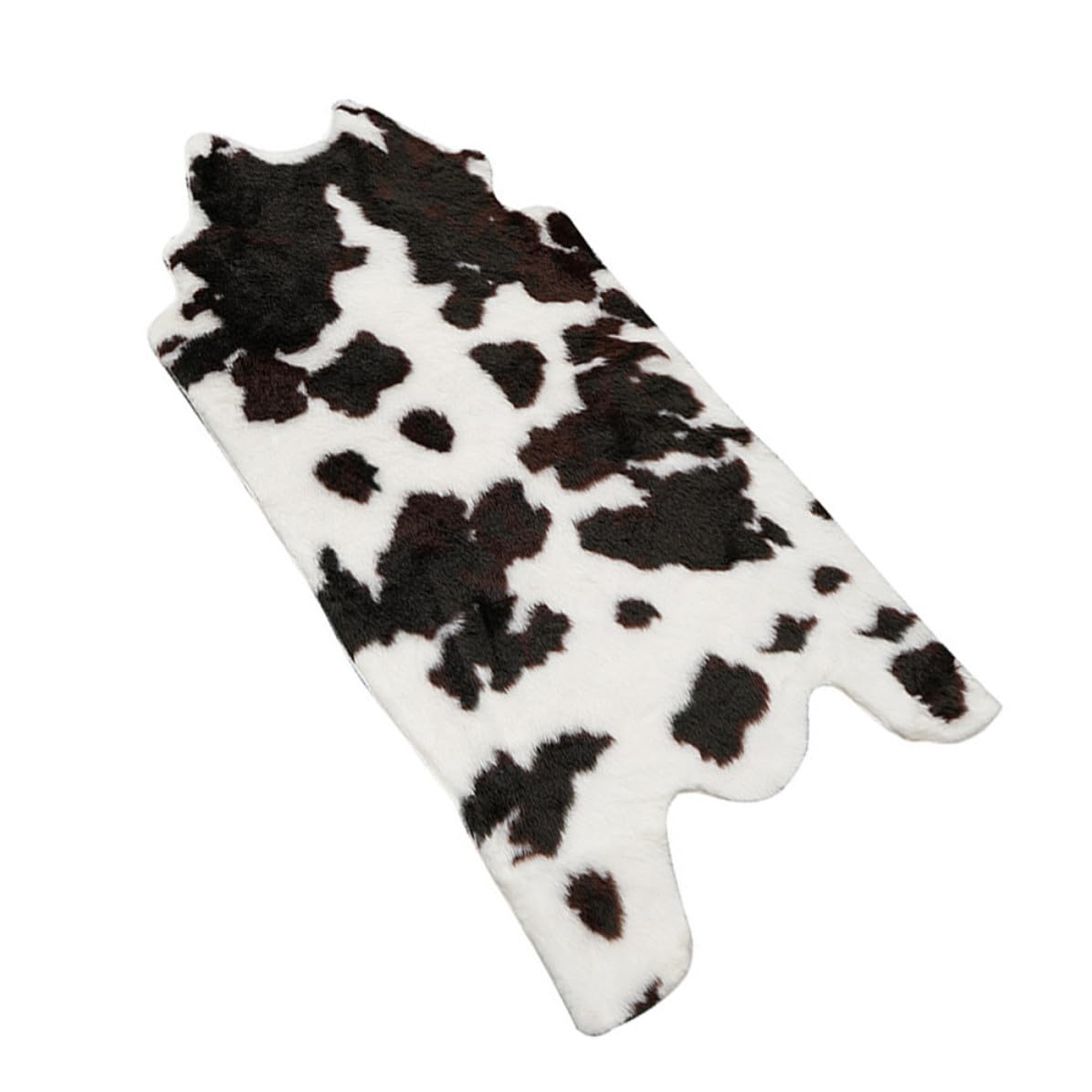 Alfombra acrílica de vaca ELEOUTI ideal para decorar un salón acogedor y moderno