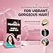 Herbishh Bubble Foam Hair Dye Shampoo, 3 in 1 Dye for 100% Grey Coverage, Permanent Hair Coloring for Men & Women, Long-lasting & Travel-friendly, Ammonia-free, 10 Sachet x 24 ml (Dark Brown)