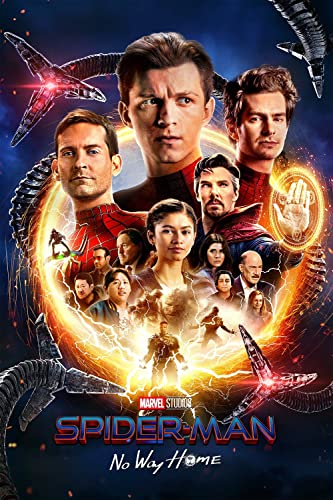 Craftylittlepenguin Spiderman No Way Home Poster 2021 Print Unframed A3 A2 A4 Maxi Art Wall Art Home Decor Movies Cinema Disney- 2145 (Maxi - 61cm x 91cm)