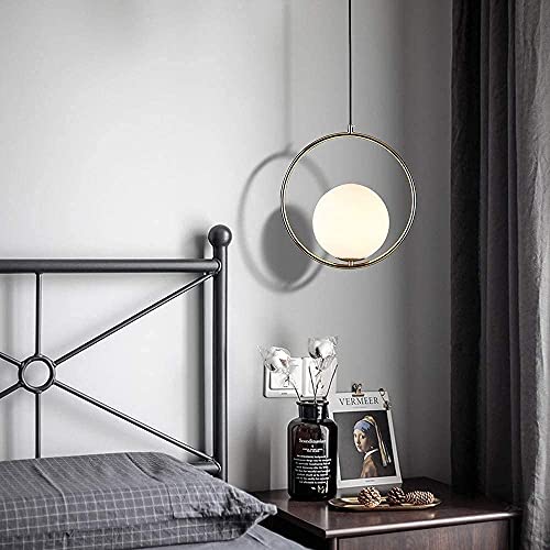 Image of Wall Lamp Chandelier Pendant Light, Home Decor for Bedroom, Living Room, Hallway, Cafe, Hotel, Restaurant (Ring Hanging LAMP with LED Bulb Pack of 1)