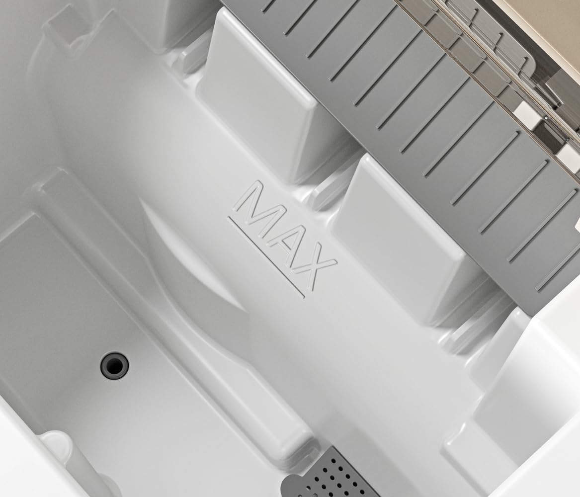 Yolco ICM1 - Macchina per cubetti di ghiaccio, design compatto, 10 kg in 24 ore, 12-24 V