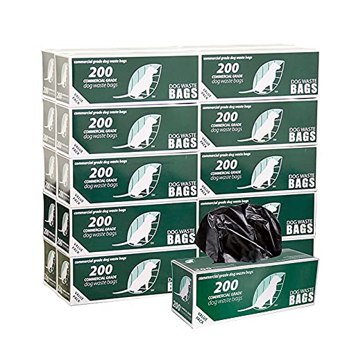 Image of NEW Listing - Zero Waste USA - Commercial Grade Dog Waste Station Refill Roll Bags, 4,000 Count, 40% Thicker, Fits Any Dog Waste Station, 20 Rolls of 200 Bags