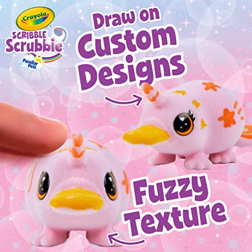 Crayola Scribble Scrubbie Peculiar Pets, Washable Pet Grooming Toy Set for Kids, DIY Toddler Arts & Crafts, Gifts for Girls & Boys, Ages 3+ - image 6