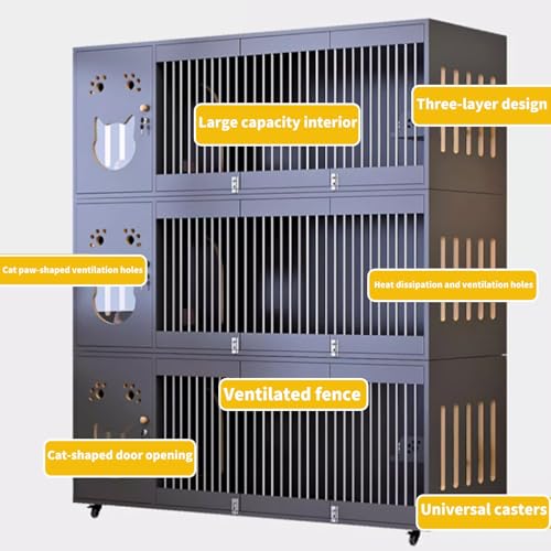 Caja de arena para gatos ventilada para evitar malos olores 4
