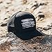 Tactical Pro Supply American Flag Flexfit Hat-USA Cap White Flag Black (Small/Medium)