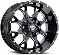 Mayhem Warrior 20x10 -25 Black Milled
