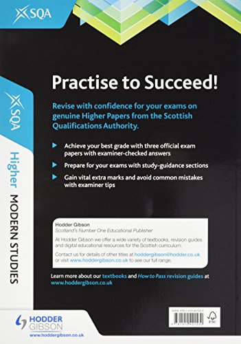 Higher Modern Studies 2017-18 SQA Past Papers with Answers