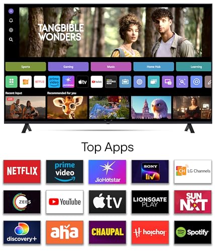 Image of LG 189 cm (75 Inches) UT80 Series 4K Ultra HD (3840 x 2160) Smart webOS LED TV 75UT80406LA