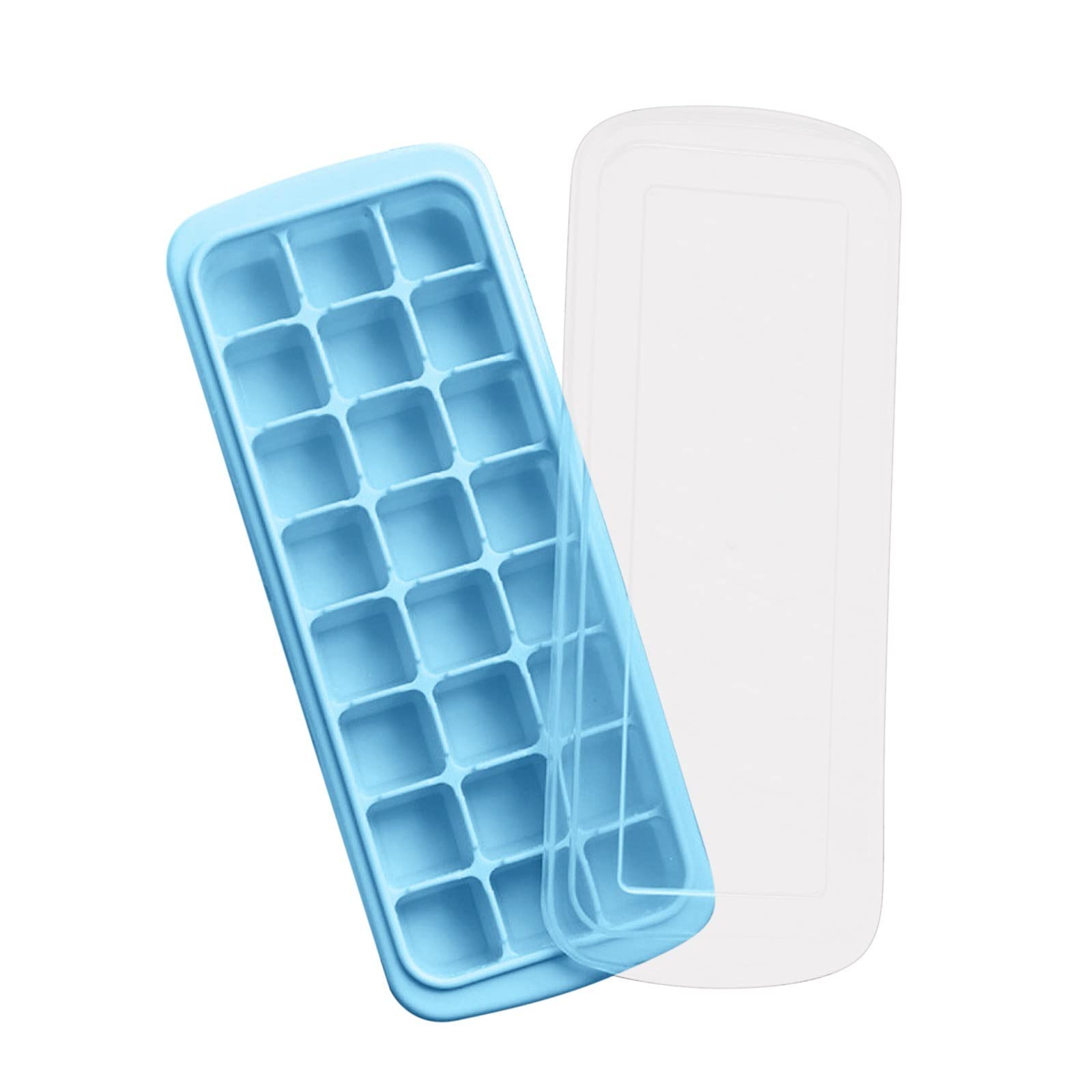 Gift Card Ice Cube Tray with Lid and Bin for Freezer Ice Cube Trays for Freezer Large Ball Ice Tray Molds Ice Cube Trays with Lids and Bin Small Silicone Ice Cube Trays with Bin