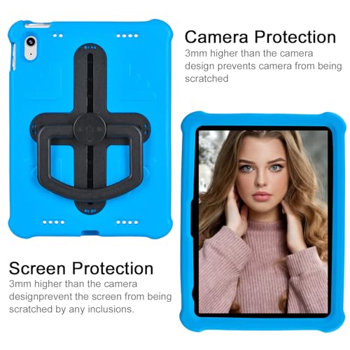 Coque iPad 9/8/7 génération 10,2 pouces silicone vert résistant aux chocs - 7