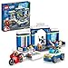 LEGO City Police Station Chase 60370, Playset with Car Toy and Motorbike, Breakout Jail, 4 Minifigures and Dog Figure, Toys for Kids 4 Plus Years Old