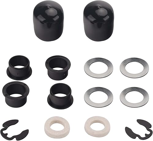 M111358 - Kit de reconstrucción de buje de brazo tensor, sellado, tapa y hardware compatible con cortacésped y tractores Jo-hn Deere, sustituye a