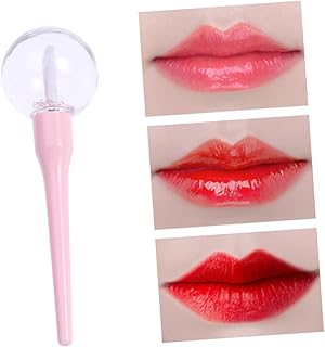 Botellas vacías del lustre del labio de los e...