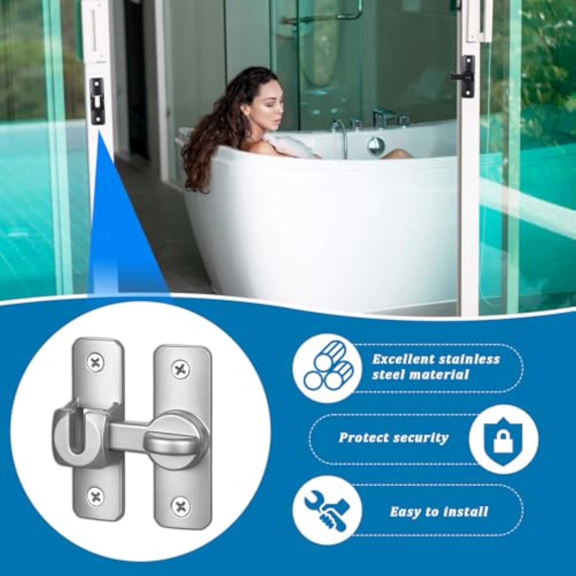 2 Pack Small Flip Gate Latches Hardware