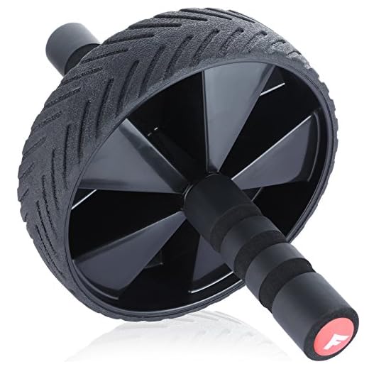 Fitnessery Ab Roller - Home Gym Equipment Ab Wheel - Ab Roller Wheel Exercise Equipment for Abs Workout - Abs Roller Gym Equipment for Home - Ab Workout Equipment for Abdominal Exercise