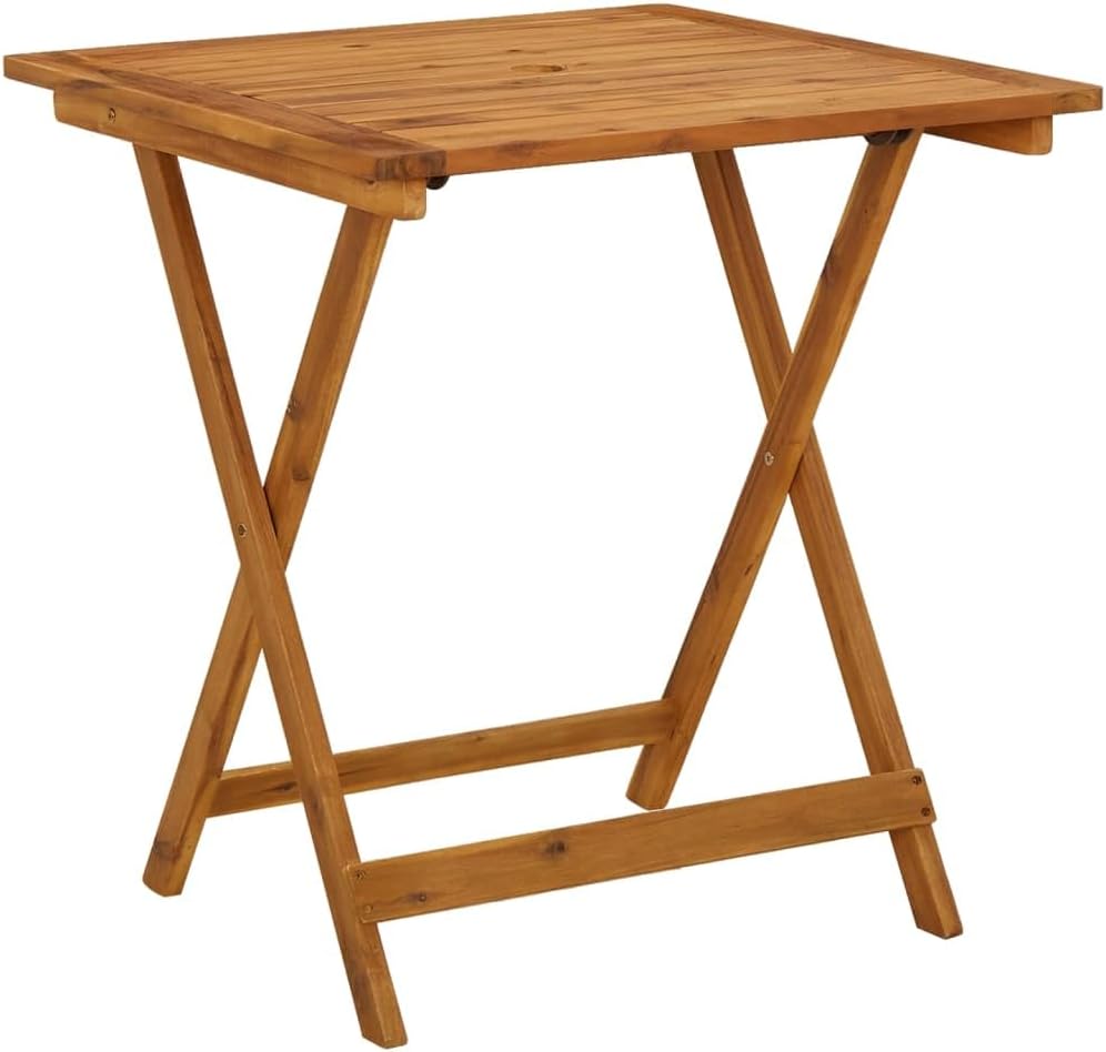 Relaxdays 10020057 Table pliante de jardin carrée Caping pliable