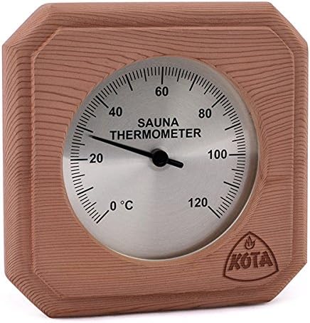 Kota Box Style Sauna Thermometer (Cedar)