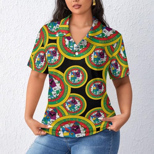 Polo de mujer de Nueva Granada, camiseta casual de tenis y golf clásica con cuello 2