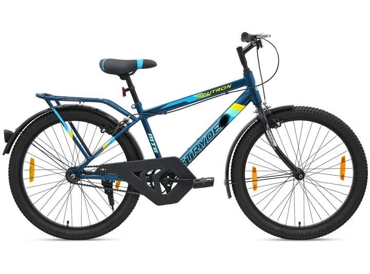Tata stryder Neutron Cycle in 26t Wheel Size with Steel Mudguard with Carrier with for Age Group 12+-image-34
