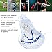 HERCHR Lacrosse Head, Mesh Strung Nylon Lacrosse Stick Heads High Strength Lacrosse HeadStrung for Training Competition (Teenager)