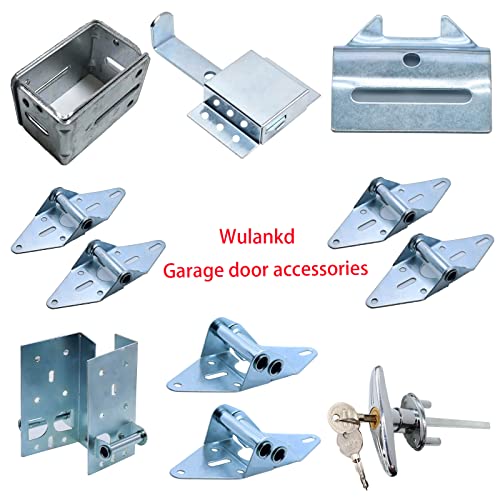 2 Packs Garage Door Hinges #4 With Galvanized Finish - Heavy Duty 14 Gauge Steel, Suitable For Residential/Light Commercial Garage Door Replacement #TOP3