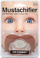 Hipsterkid Mustachifier Pacifier 0-6 Months | BPA-Free, Orthodontic Silicone Nipple | Cute, Funny, Mustache Binkies |...