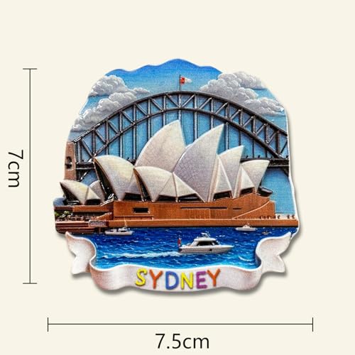 Imán Decorativo Sydney Opera House y Harbour Bridge miniatura 3