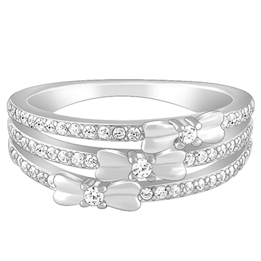 GIVA 925 Silver Layered Brilliance Ring,Adjustable| Gifts for Women and Girls | With Certificate of Authenticity and 925 Stamp | 6 Months Warranty* (B0CKJ47L47) Amazon Price History, Amazon Price Tracker