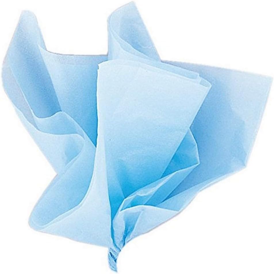 Tissue Paper Sheet 10-Pieces, Baby Blue