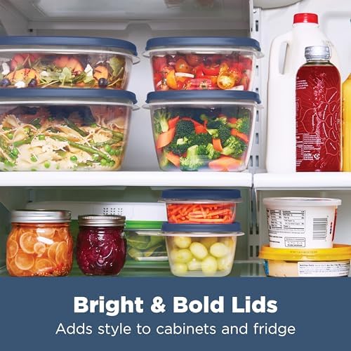 Rubbermaid Easy Find Lids® Food Storage Containers - 26-Piece Set - Organize Your Kitchen Chaos!