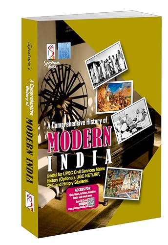 Image of A Comprehensive History of Modern India UPSC Civil Services Mains History (Optional) UGC NET /JRF SET History Students 2025 Edition
