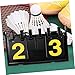 POPETPOP Portable Scoreboard for Sports Basketball Soccer Tennis Badminton Score Flipper Digital Printing Easy to Use Score Supplies for Games