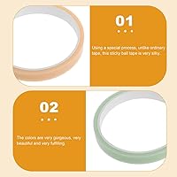 Vista 8 de STOBOK 12 rollos de cinta adhesiva de descompresión de color adhesivo de bola de color adhesivo DIY cinta de bola de color a granel para adultos