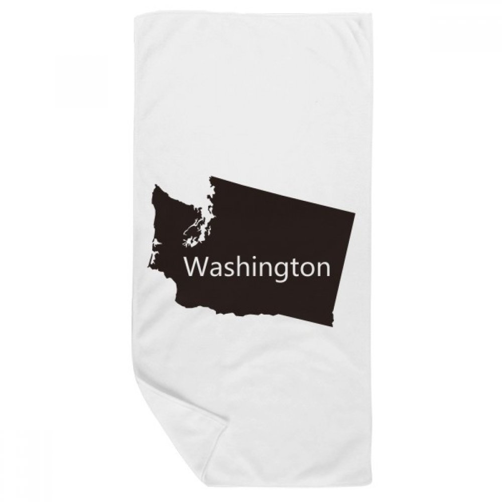 Serviette de bain Washington douce 35x70cm, la solution anti-encombrement pour la douche