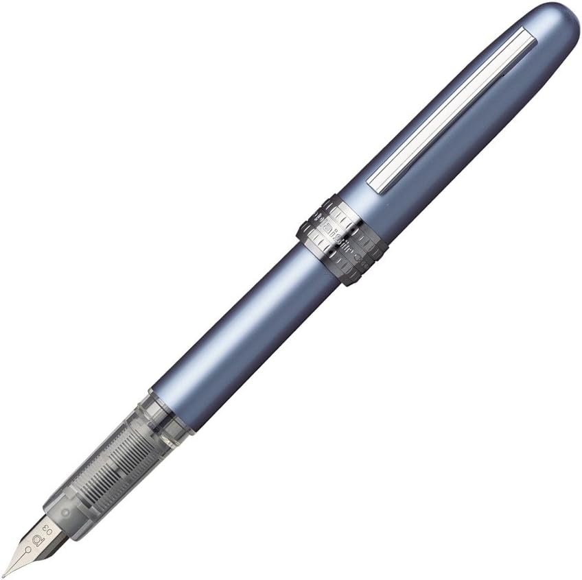 Platinum Plaisir Fountain Pen Pgb-1000 Frosty Blue Fine