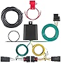 CURT 56407 Vehicle-Side Custom 4-Pin Trailer Wiring Harness, Fits Select Jeep Wrangler JL, Gladiator , Black