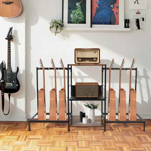Présentoir de guitare haut de gamme et meuble vinyle robuste - 3