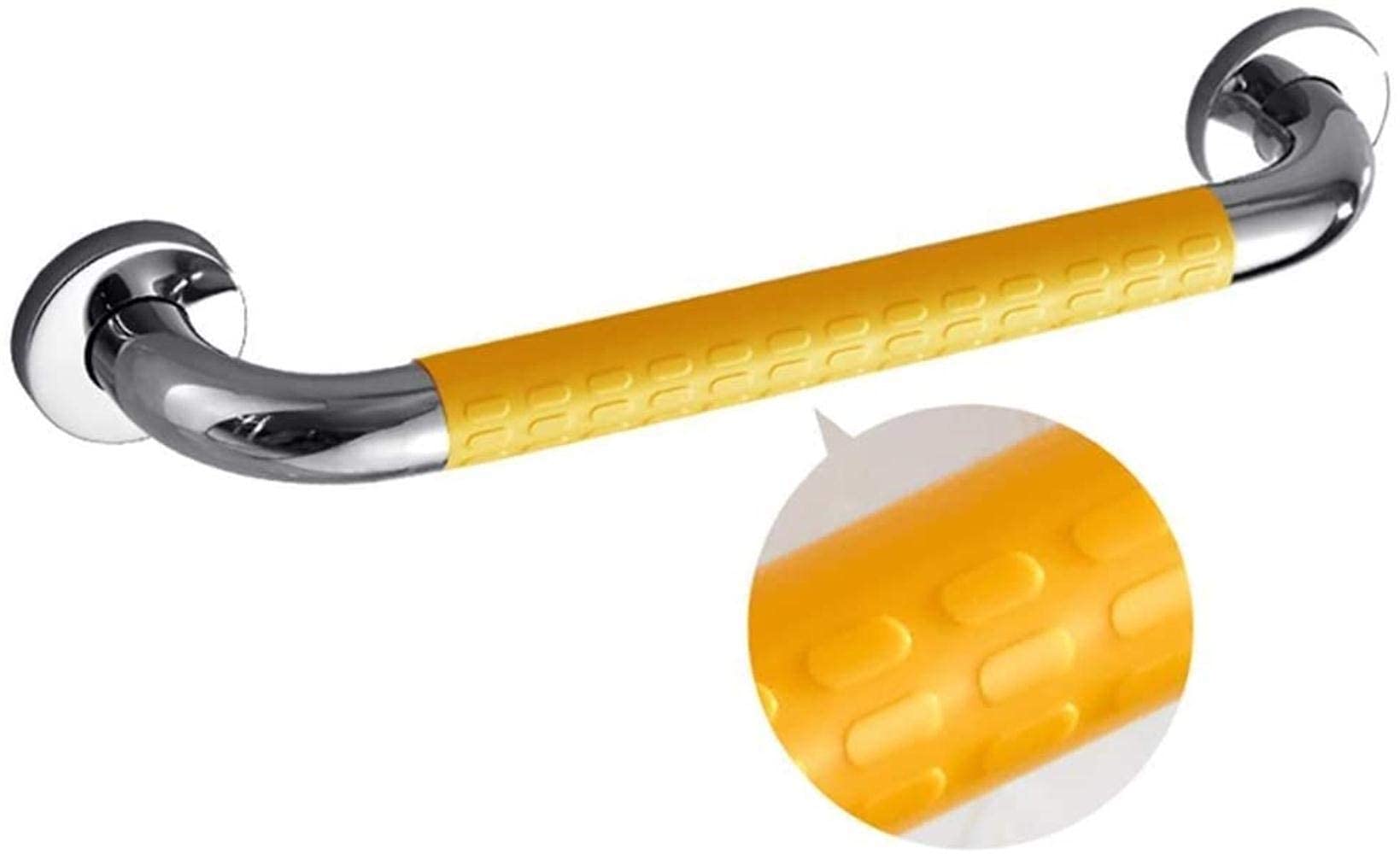 Fkxsxaz Women's Yellow Grab Bars Bar, Rails,Elderly Pregnant With Disabilities, Safety Non-Slip Barrier-Free Bathroom Handrail, Bathtub, Toilet, Kitchen Accessories,Wh,-58Cm